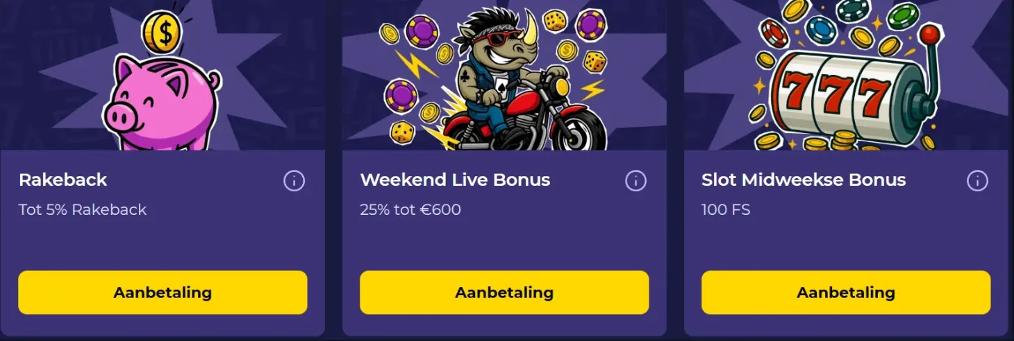 Spinorhino Casino Bonus